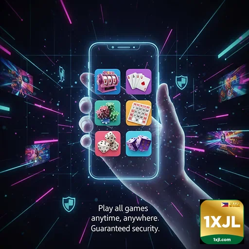Mobile player enjoying secure bonuses at 1xjl app
